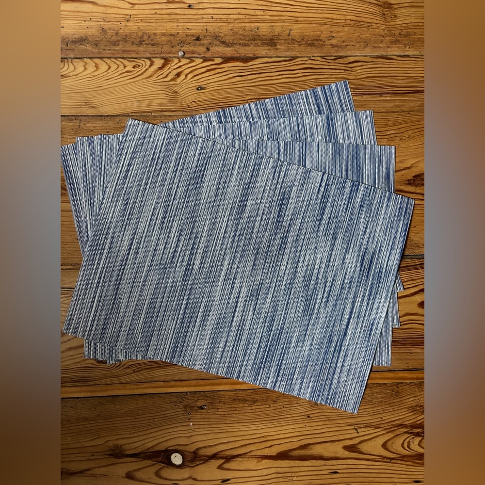 Chilewich Blue Striped Placemat Set of 4